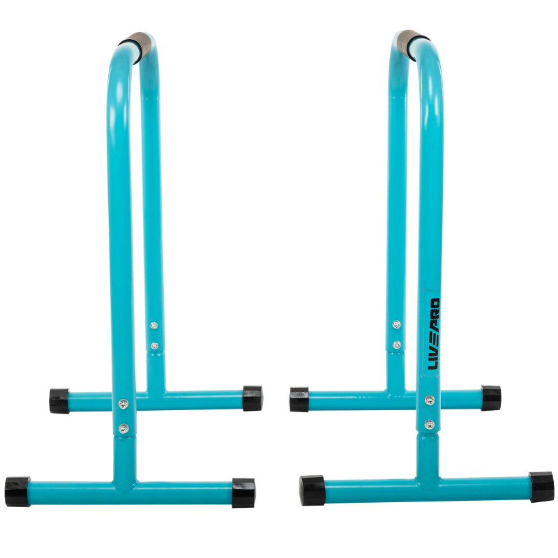 Бруси підлогові-хайлети еквалайзер тренувальний LiveUp LP8161 Parallettes pair синій