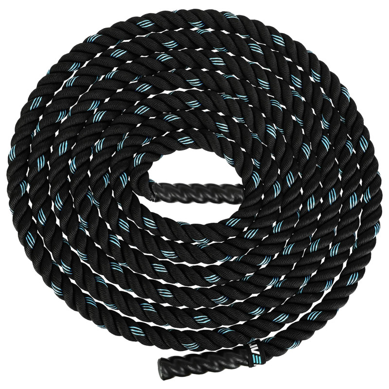 Канат для кросфіту LiveUp LP8170-12 12м чорний