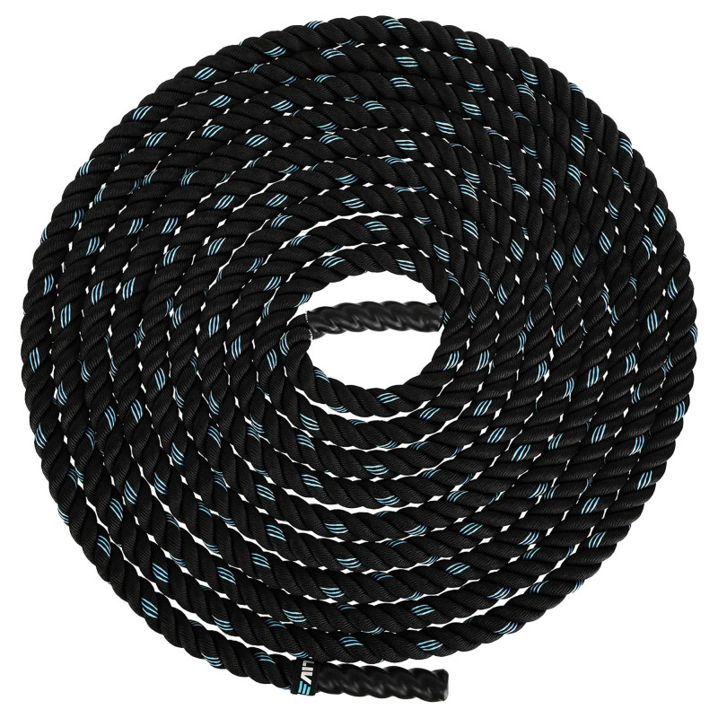 Канат для кросфіту LiveUp LP8170-15 15м чорний