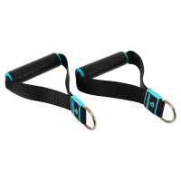 Ручки для еспандерів резинок та тренажерів STRAP HANDLE PRO LiveUp LP8192J 2шт чорний