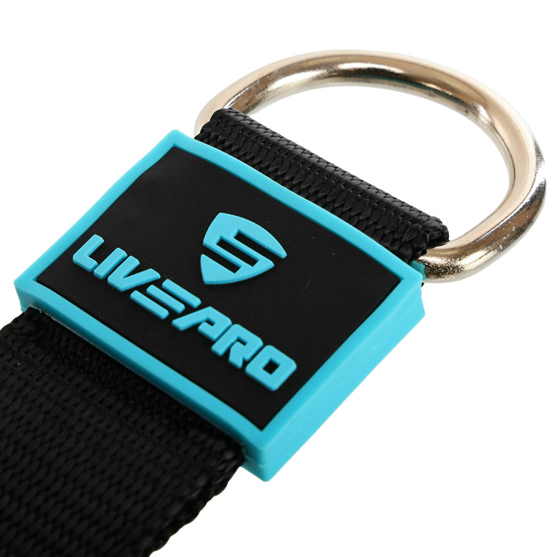 Ручки для еспандерів резинок та тренажерів STRAP HANDLE PRO LiveUp LP8192J 2шт чорний