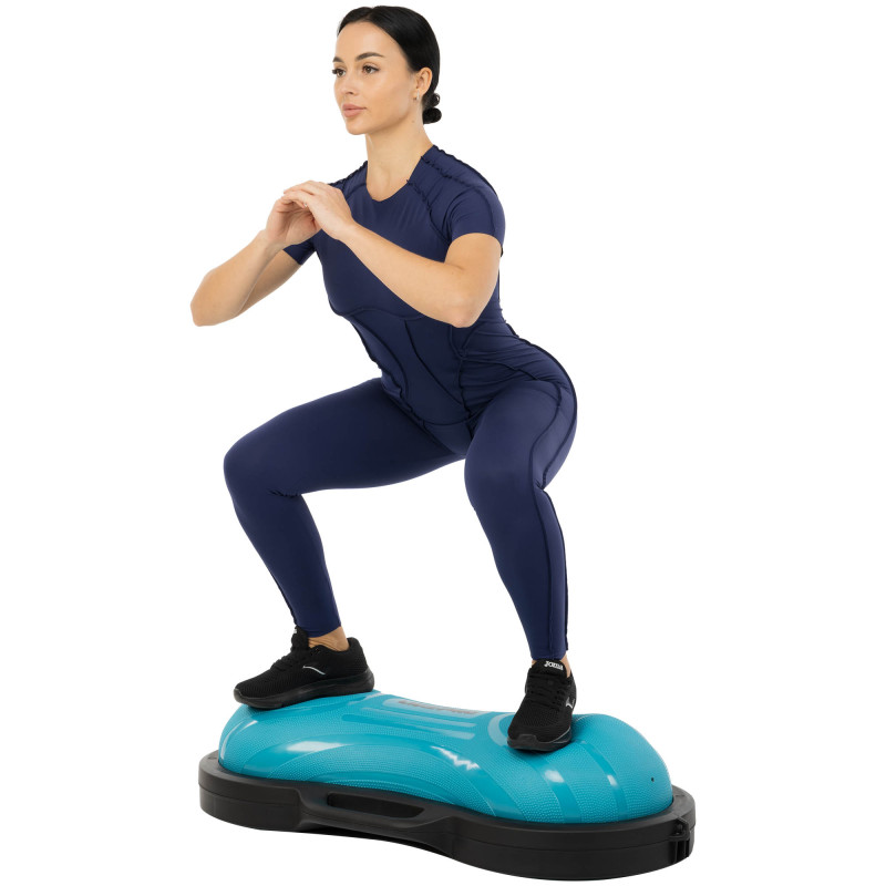 Напівсфера для фітнесу Balance Trainer LiveUp LP8216 чорний-синій
