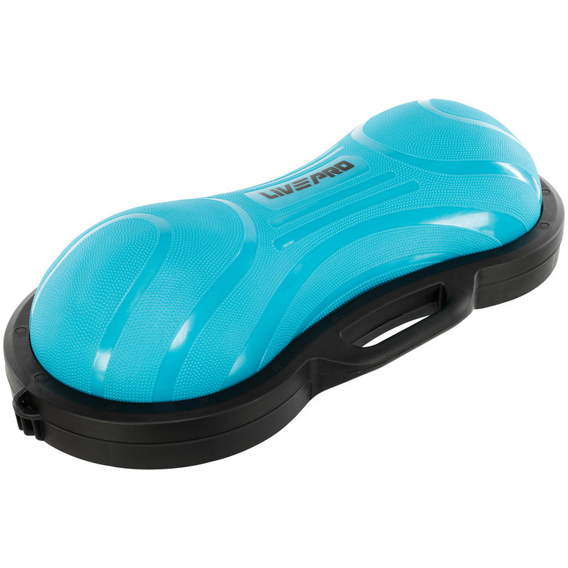 Напівсфера для фітнесу Balance Trainer LiveUp LP8216 чорний-синій