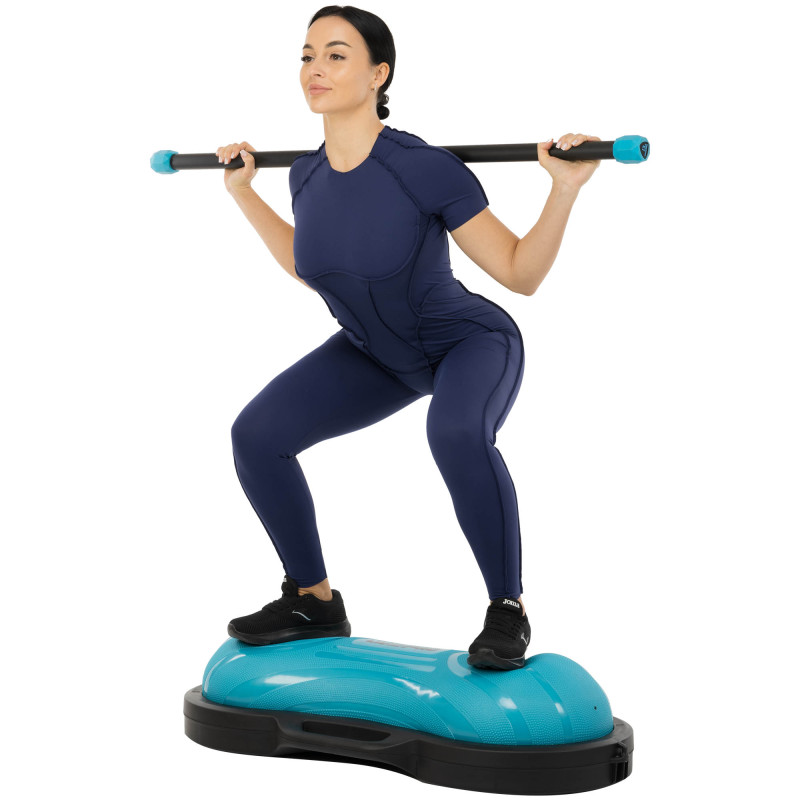Напівсфера для фітнесу Balance Trainer LiveUp LP8216 чорний-синій