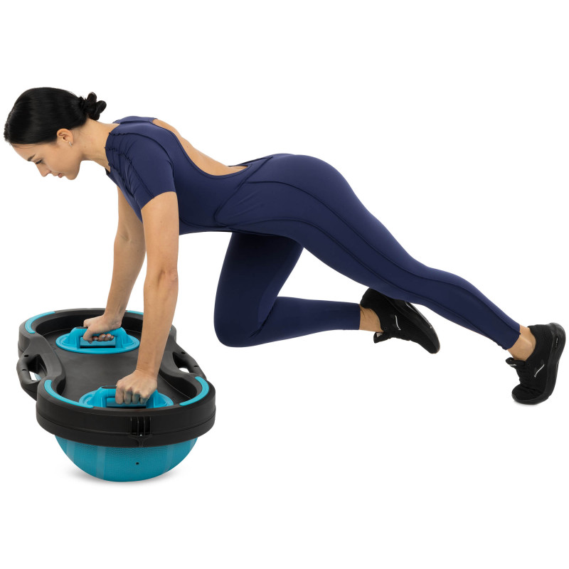 Напівсфера для фітнесу Balance Trainer LiveUp LP8216 чорний-синій