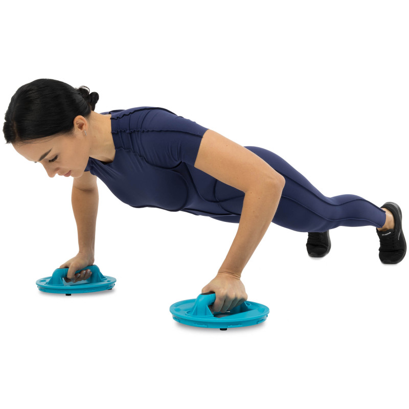 Напівсфера для фітнесу Balance Trainer LiveUp LP8216 чорний-синій