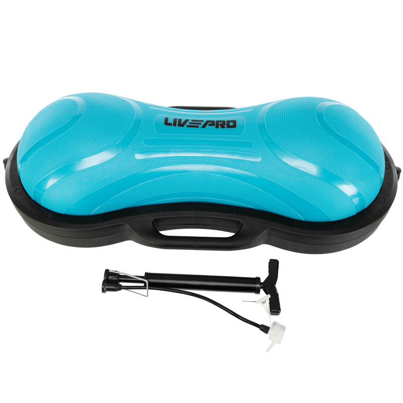 Напівсфера для фітнесу Balance Trainer LiveUp LP8216 чорний-синій