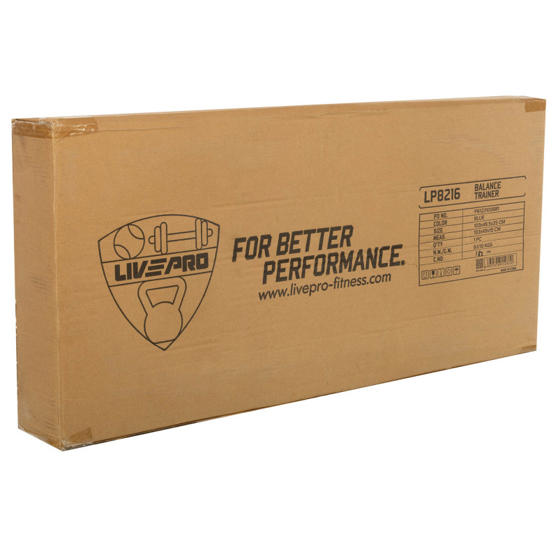 Напівсфера для фітнесу Balance Trainer LiveUp LP8216 чорний-синій