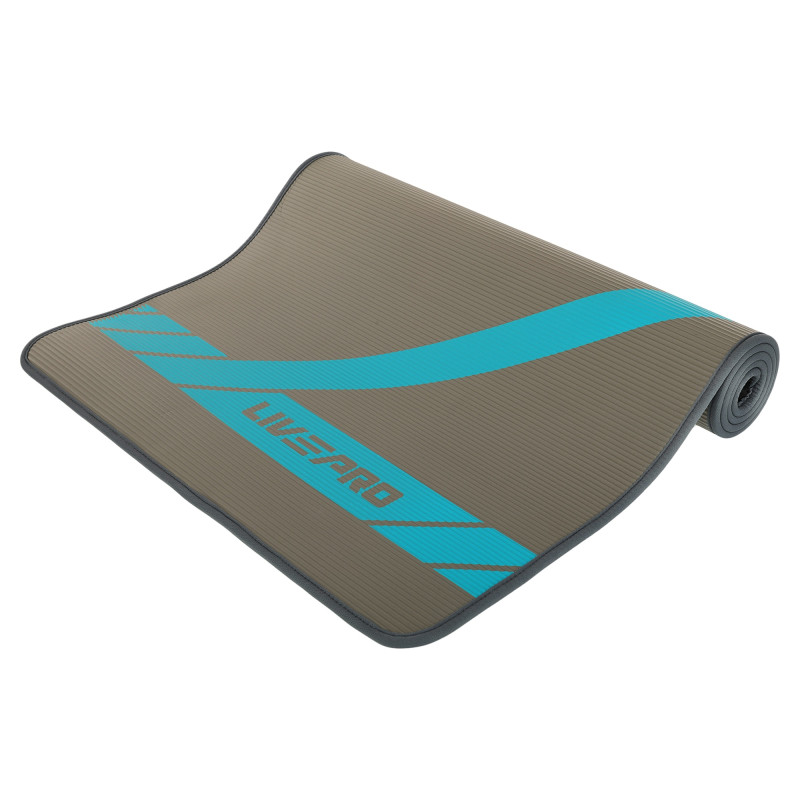 Килимок для фітнесу та спорту LiveUp LP8228 185x80x1см сірий