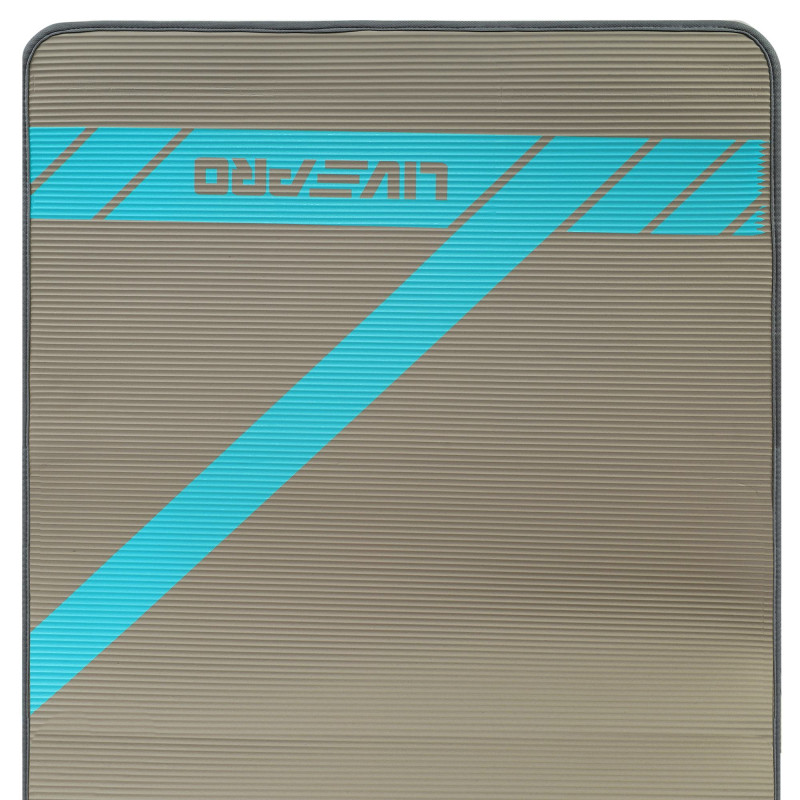 Килимок для фітнесу та спорту LiveUp LP8228 185x80x1см сірий