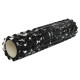 Роллер масажний циліндр (ролик мфр) 45см Grid Spine Roller EVA LiveUp LP8233 чорний
