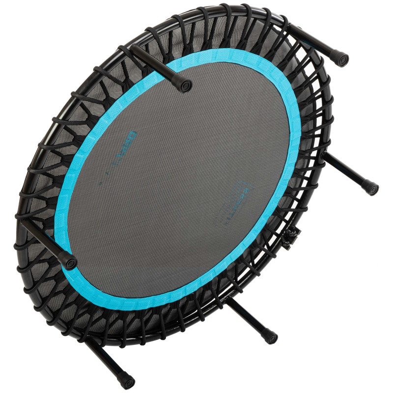 Фітнес батут для джампінгу круглий LiveUp LP8250 ø100см чорний-синій
