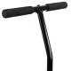 Фітнес батут для джампінгу шестикутний з ручкою LiveUp LP8251 ø135см чорний-синій