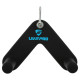 Рукоятка для тяги з вузьким хватом V-Bar нековзне покриття LiveUp LP8321 23,5 см чорний