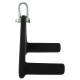 Рукоятка для тяги з вузьким хватом V-Bar нековзне покриття LiveUp LP8321 23,5 см чорний