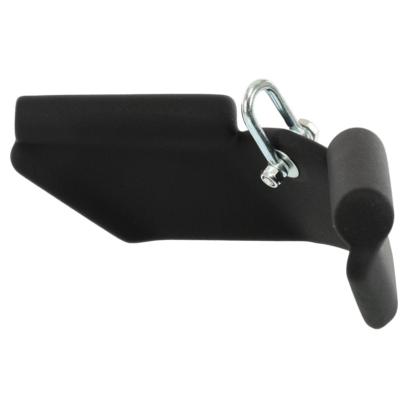 Рукоятка для зворотної тяги з вузьким хватом Reverse Grip нековзне покриття LiveUp LP8322 30,5 см чорний