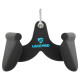 Рукоятка для тяги з вузьким хватом V-grip нековзне покриття LiveUp LP8323 27,5 см чорний