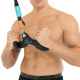 Рукоятка для тяги з вузьким хватом V-grip нековзне покриття LiveUp LP8323 27,5 см чорний