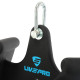 Рукоятка для тяги з вузьким хватом V-grip нековзне покриття LiveUp LP8323 27,5 см чорний