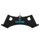 Рукоятка для тяги вниз з широким хватом Wide Triceps grip нековзне покриття LiveUp LP8324 чорний