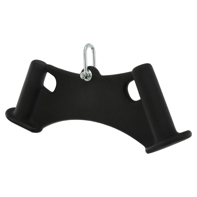 Рукоятка для тяги вниз з широким хватом Wide Triceps grip нековзне покриття LiveUp LP8324 чорний