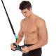 Рукоятка для тяги вниз з вузьким хватом Triceps grip нековзне покриття LiveUp LP8325 чорний