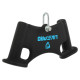 Рукоятка для тяги вниз з вузьким хватом Biceps grip нековзне покриття LiveUp LP8326 чорний