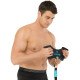 Рукоятка для тяги вниз з вузьким хватом Biceps grip нековзне покриття LiveUp LP8326 чорний