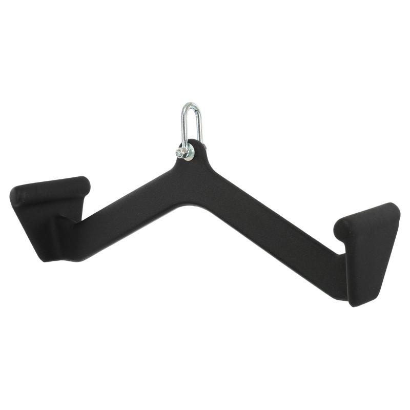 Рукоятка для тяги із середнім хватом Mide Grip нековзне покриття LiveUp LP8327 56см чорний