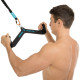 Рукоятка для тяги із середнім хватом Mide Grip нековзне покриття LiveUp LP8327 56см чорний