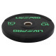 Бамперні диски гумові Bumper Plates LiveUp LP8331-10 ø50.5мм 10кг чорний