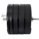 Бамперні диски гумові Bumper Plates LiveUp LP8331-20 ø50.5мм 20кг чорний