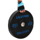 Бамперні диски гумові Bumper Plates LiveUp LP8331-20 ø50.5мм 20кг чорний