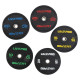 Бамперні диски гумові Bumper Plates LiveUp LP8331-25 ø50.5мм 25кг чорний