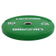 Бамперні диски гумові Bumper Plates LiveUp LP8332-10 ø50.5мм 10кг зелений