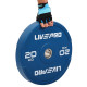 Бамперні диски гумові Bumper Plates LiveUp LP8332-20 ø50.5мм 20кг синій