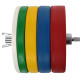 Бамперні диски гумові Bumper Plates LiveUp LP8332-25 ø50.5мм 25кг червоний