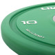 Бамперні диски гумові Bumper Plates LiveUp LP8335-10 ø50.5мм 10кг зелений