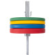 Бамперні диски гумові Bumper Plates LiveUp LP8335-10 ø50.5мм 10кг зелений
