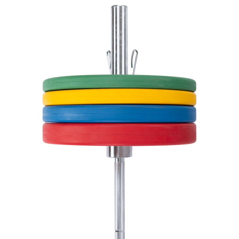 Бамперні диски гумові Bumper Plates LiveUp LP8335-15 ø50.5мм 15кг жовтий