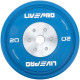 Бамперні диски гумові Bumper Plates LiveUp LP8335-20 ø50.5мм 20кг синій