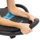 Платформа для преса з подушкою для ніг Abdominal wheel LiveUp LP8346 розмір 60х52,5х22см чорний