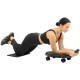Платформа для преса з подушкою для ніг Abdominal wheel LiveUp LP8346 розмір 60х52,5х22см чорний