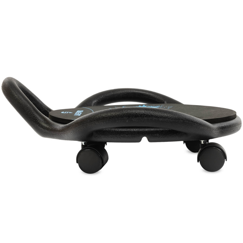 Платформа для преса з подушкою для ніг Abdominal wheel LiveUp LP8346 розмір 60х52,5х22см чорний
