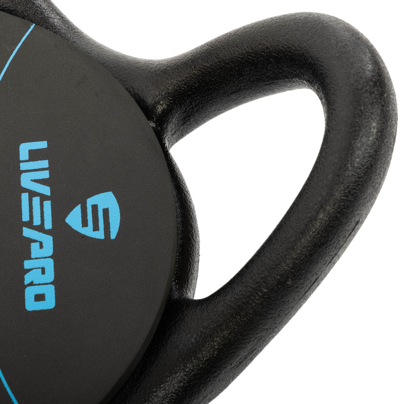 Платформа для преса з подушкою для ніг Abdominal wheel LiveUp LP8346 розмір 60х52,5х22см чорний