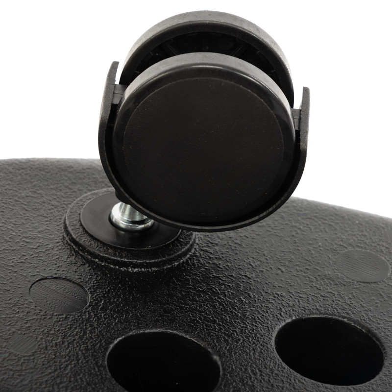Платформа для преса з подушкою для ніг Abdominal wheel LiveUp LP8346 розмір 60х52,5х22см чорний