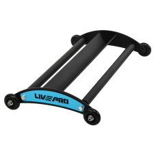 Ролер для сідничних м'язів Glute Ham Roller LiveUp LP8347 розмір 66х40,5х10см чорний