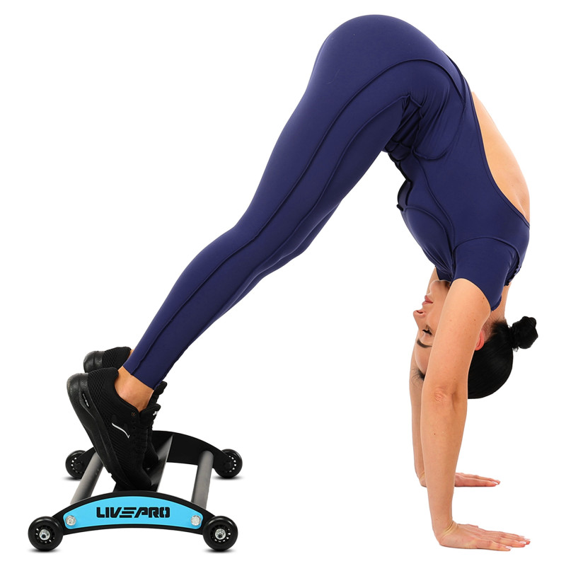 Ролер для сідничних м'язів Glute Ham Roller LiveUp LP8347 розмір 66х40,5х10см чорний