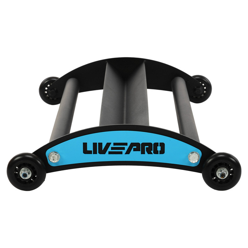 Ролер для сідничних м'язів Glute Ham Roller LiveUp LP8347 розмір 66х40,5х10см чорний