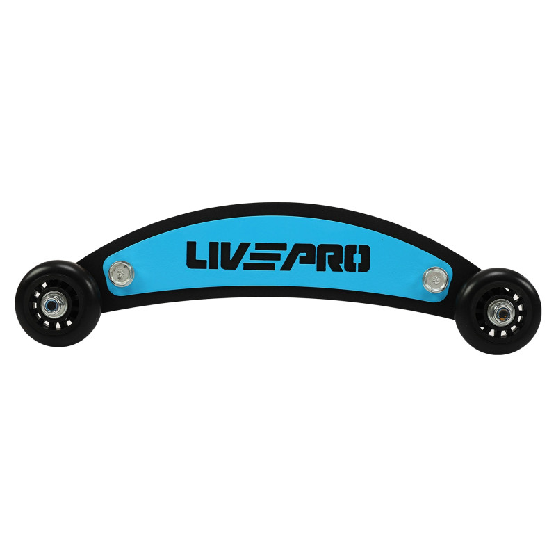Ролер для сідничних м'язів Glute Ham Roller LiveUp LP8347 розмір 66х40,5х10см чорний